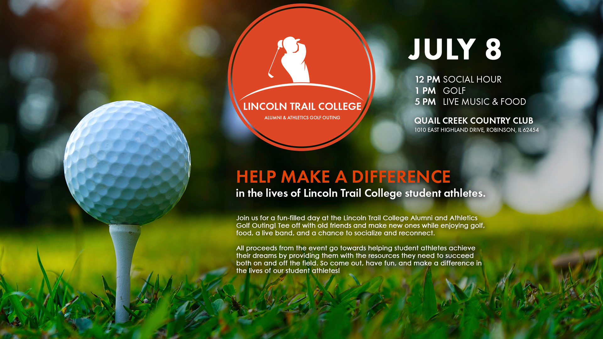 LTC Alumni and Athletics Golf Outing July 8