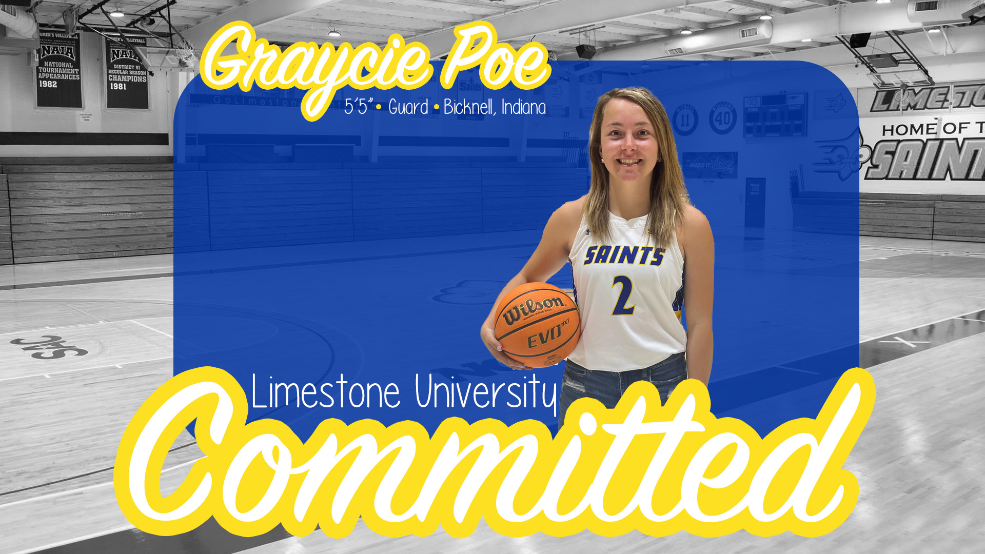 Graycie Poe Commits to Limestone University Following Success at Lincoln Trail College