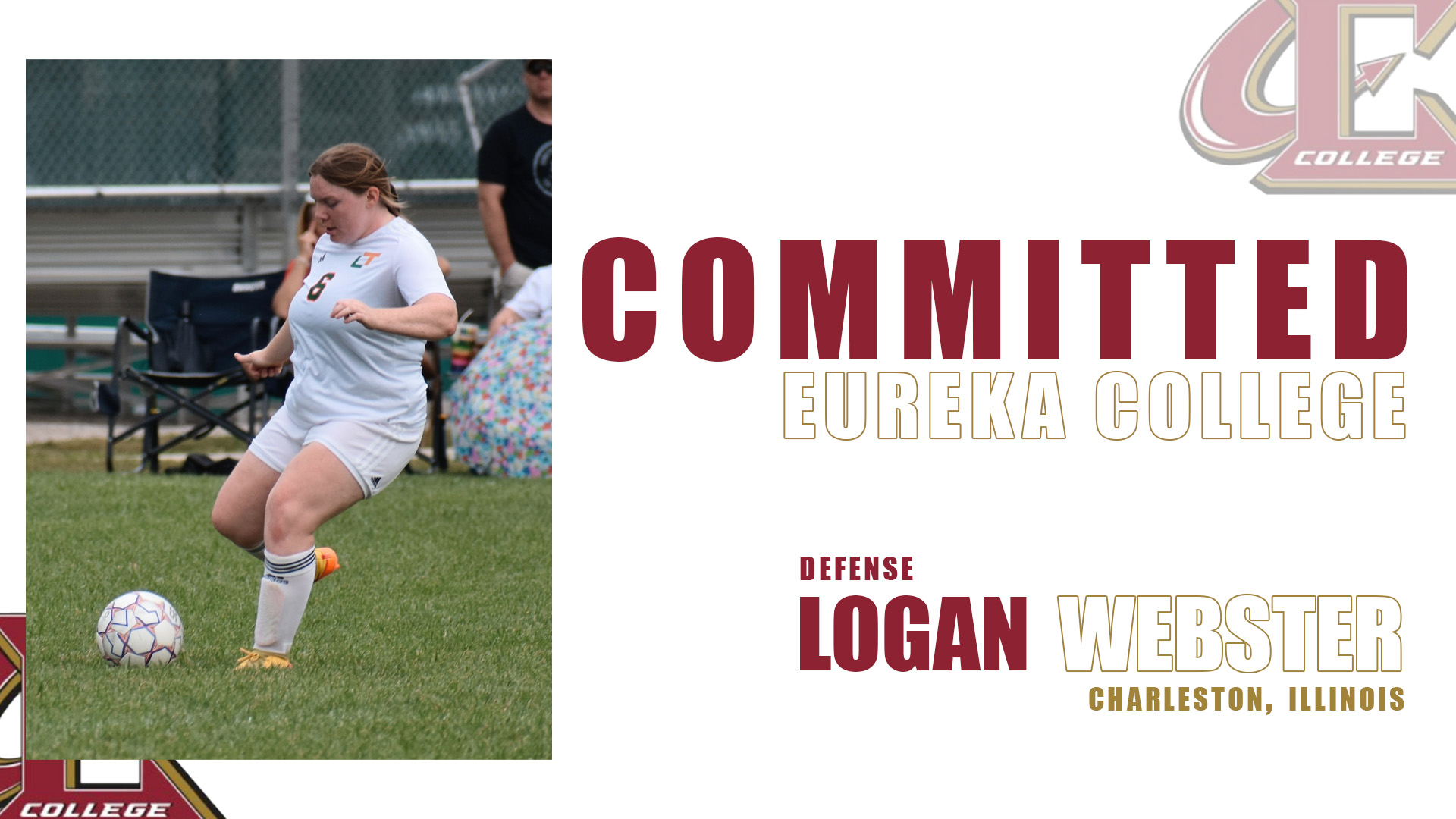 Women's Soccer Player Logan Webster Commits to Eureka College