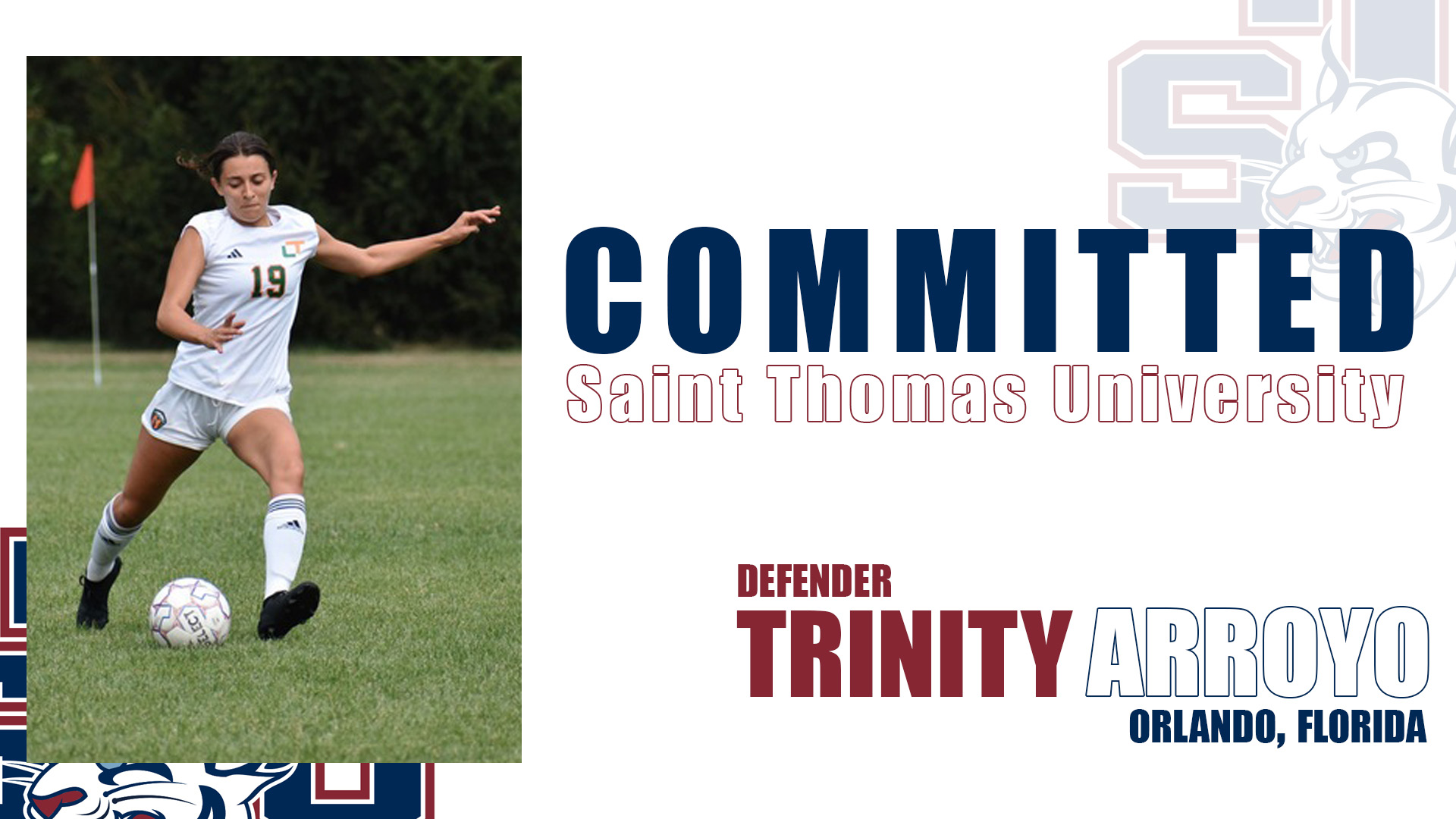 Trinity Arroyo Commits to Play Soccer at Saint Thomas University